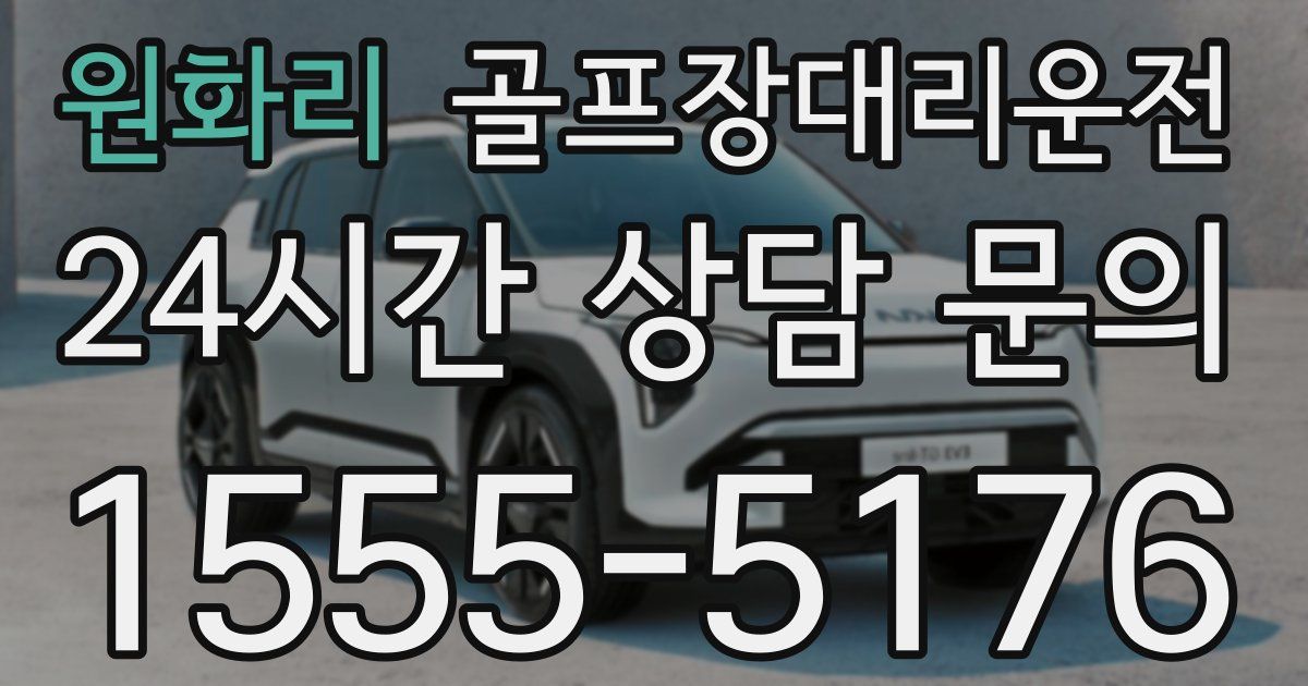 골프장대리운전 서비스
