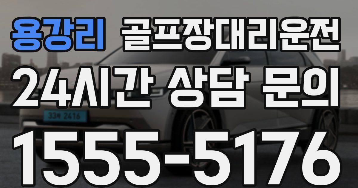 골프장대리운전 서비스