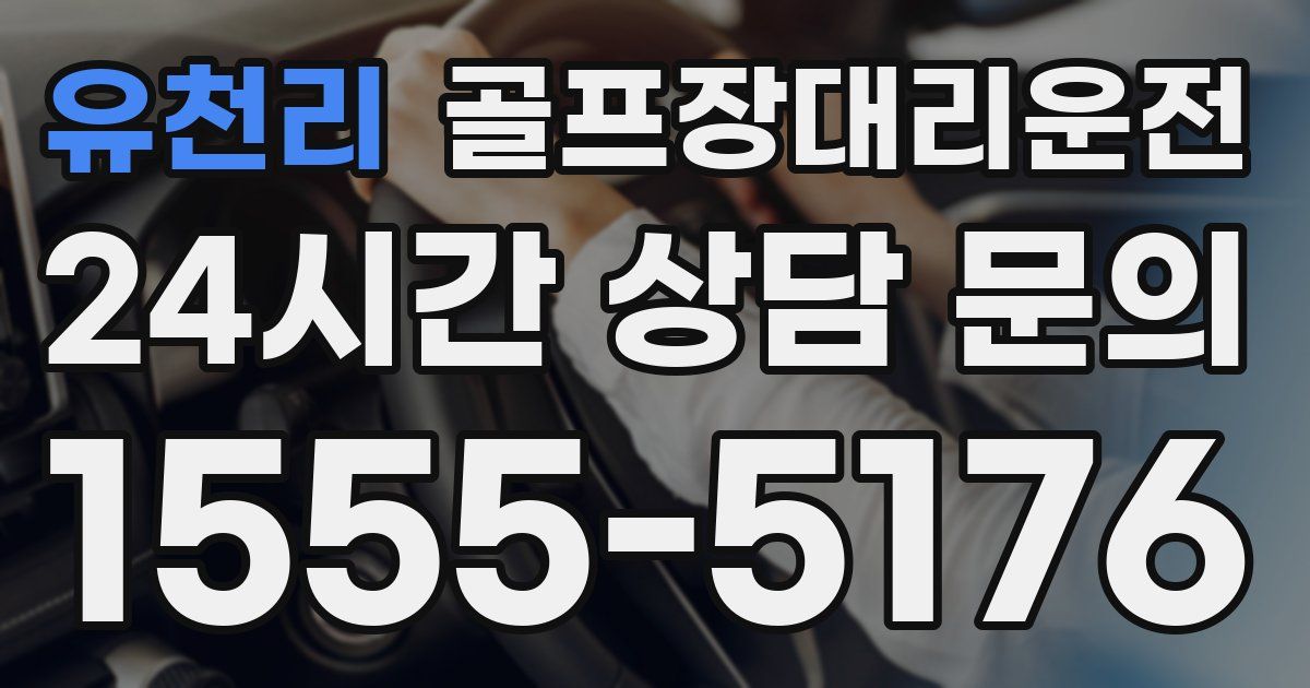 골프장대리운전 서비스
