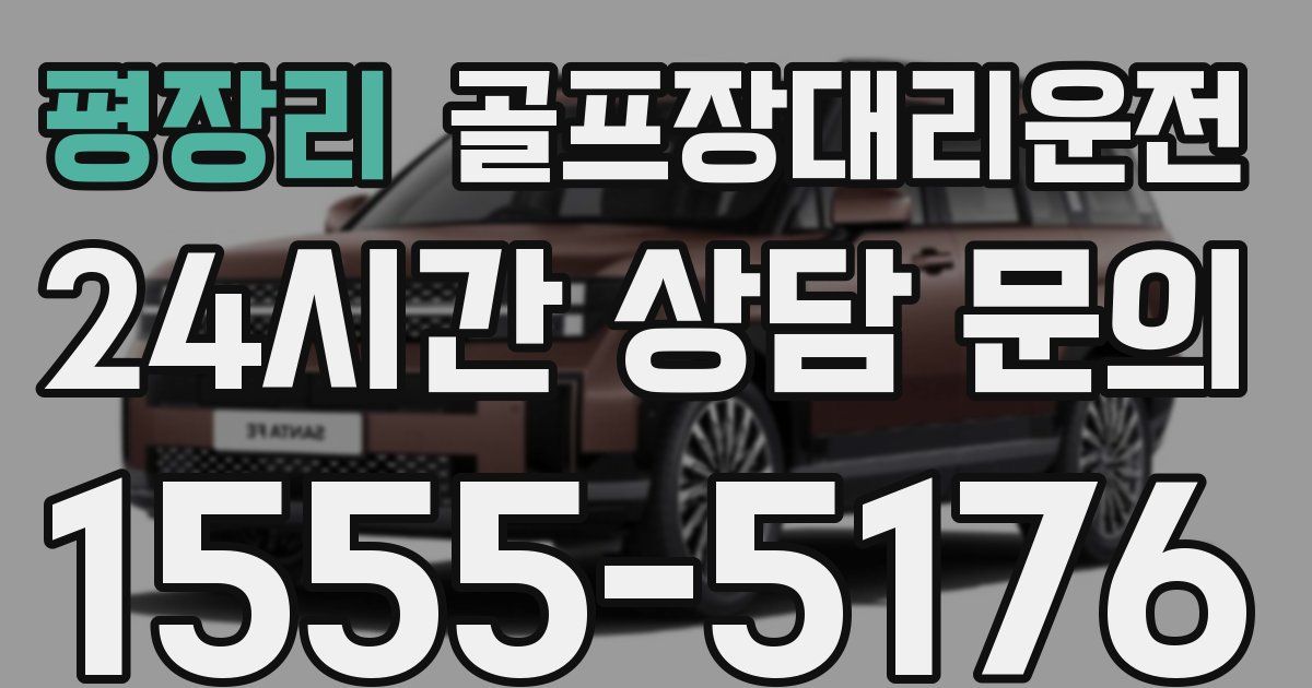 골프장대리운전 서비스