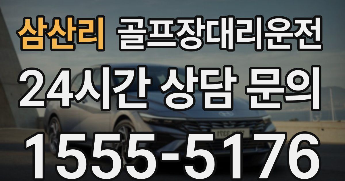 골프장대리운전 서비스