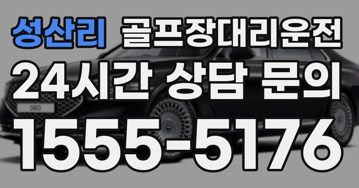 골프장대리운전 서비스
