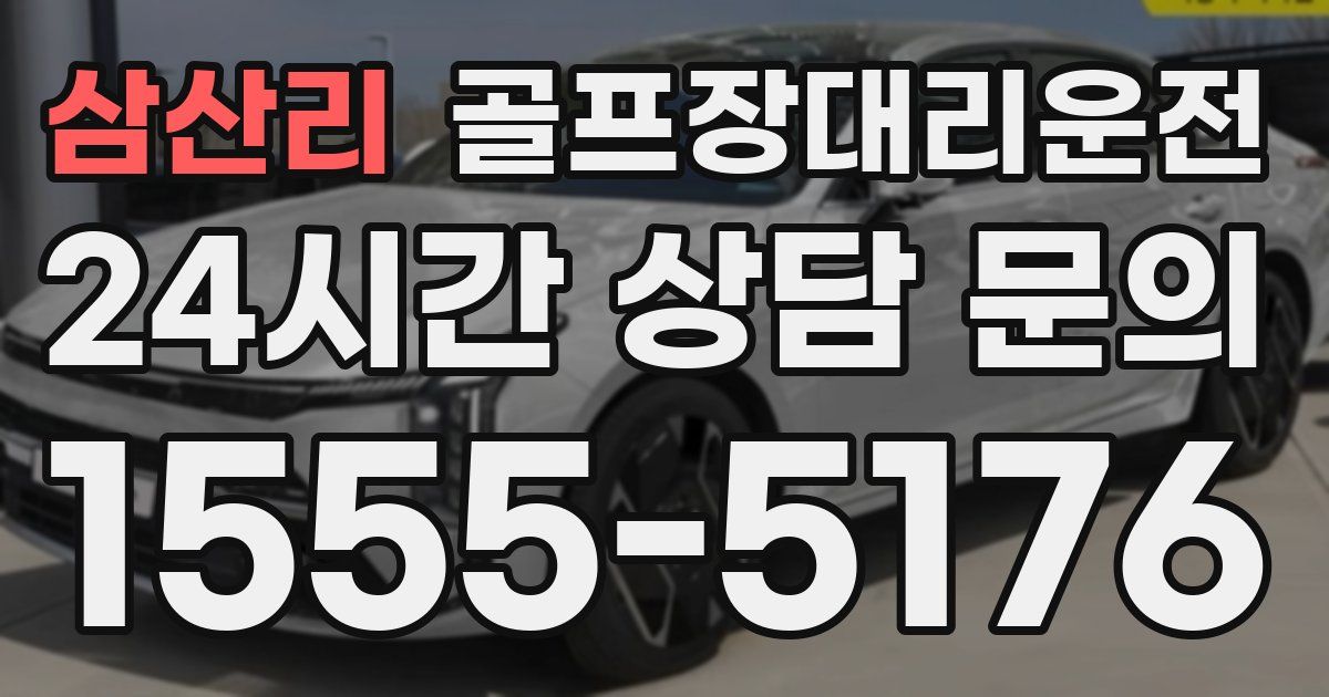 골프장대리운전 서비스