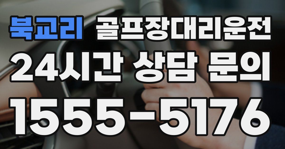 골프장대리운전 서비스