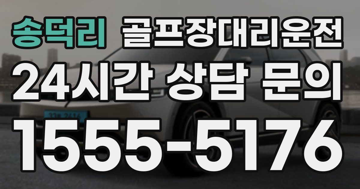 골프장대리운전 서비스
