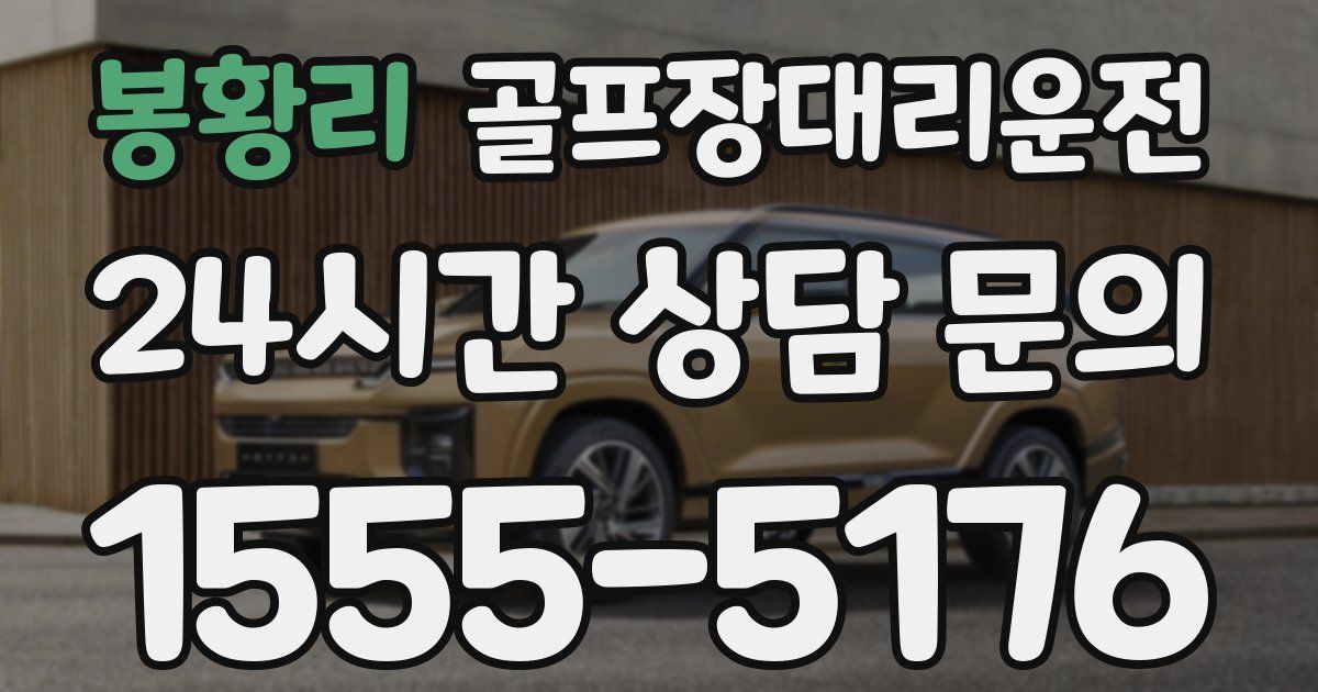 골프장대리운전 서비스