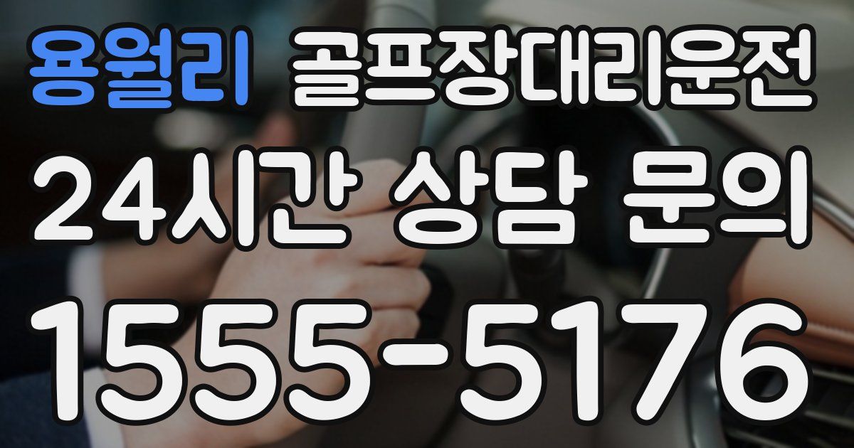 골프장대리운전 서비스