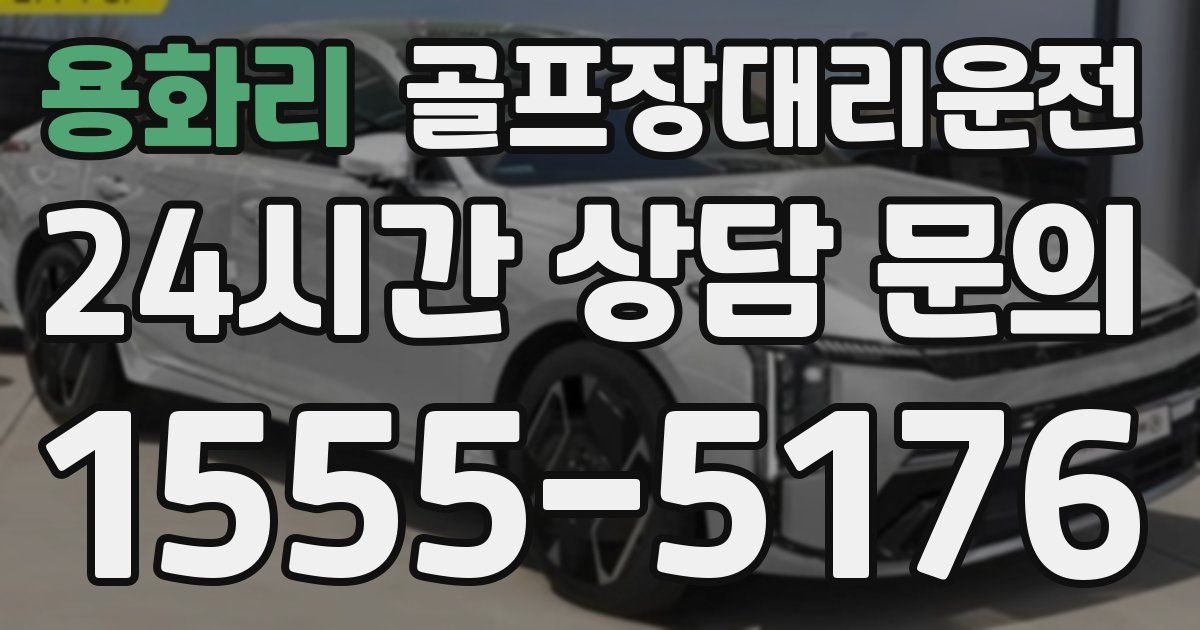 골프장대리운전 서비스