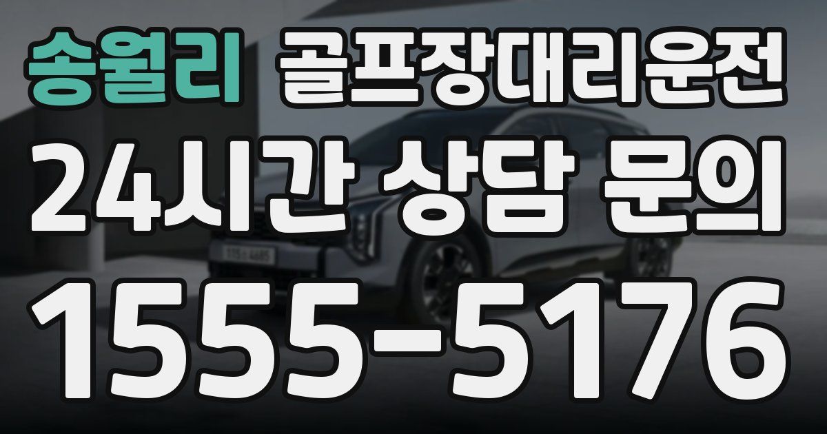 골프장대리운전 서비스