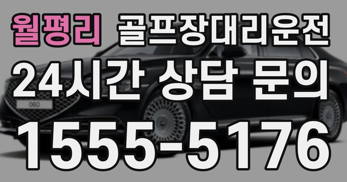 골프장대리운전 서비스