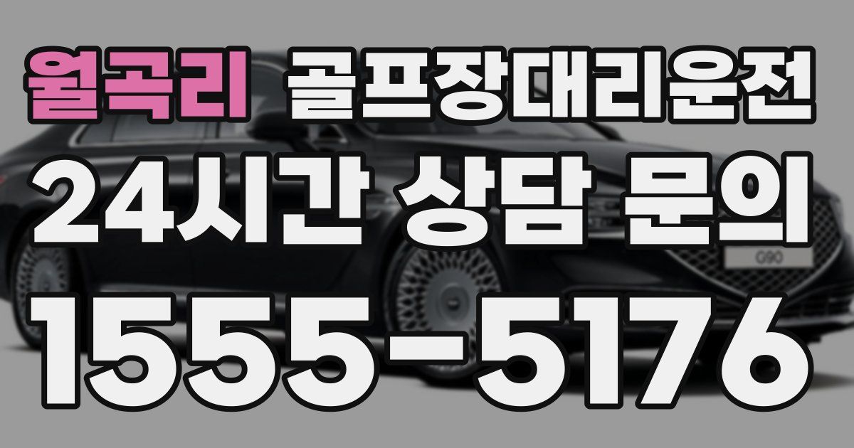 골프장대리운전 서비스