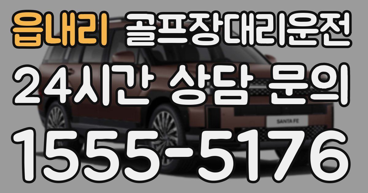 골프장대리운전 서비스