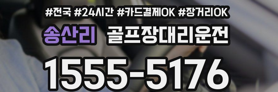 송산리 골프장대리운전