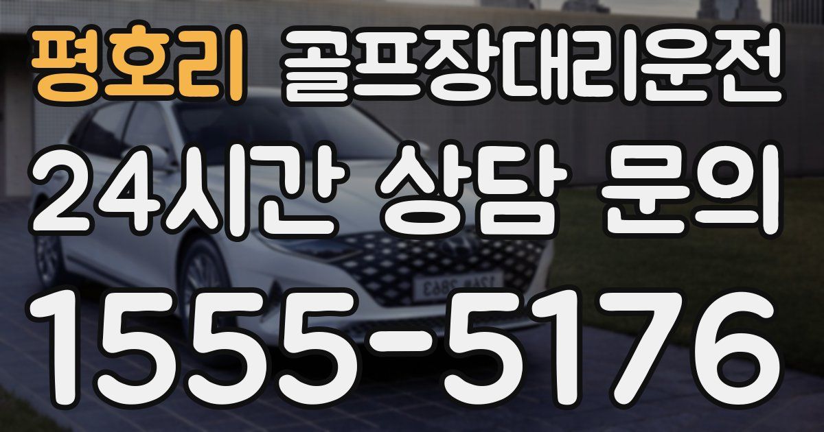 골프장대리운전 서비스