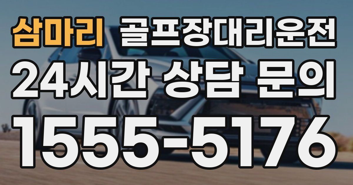 골프장대리운전 서비스