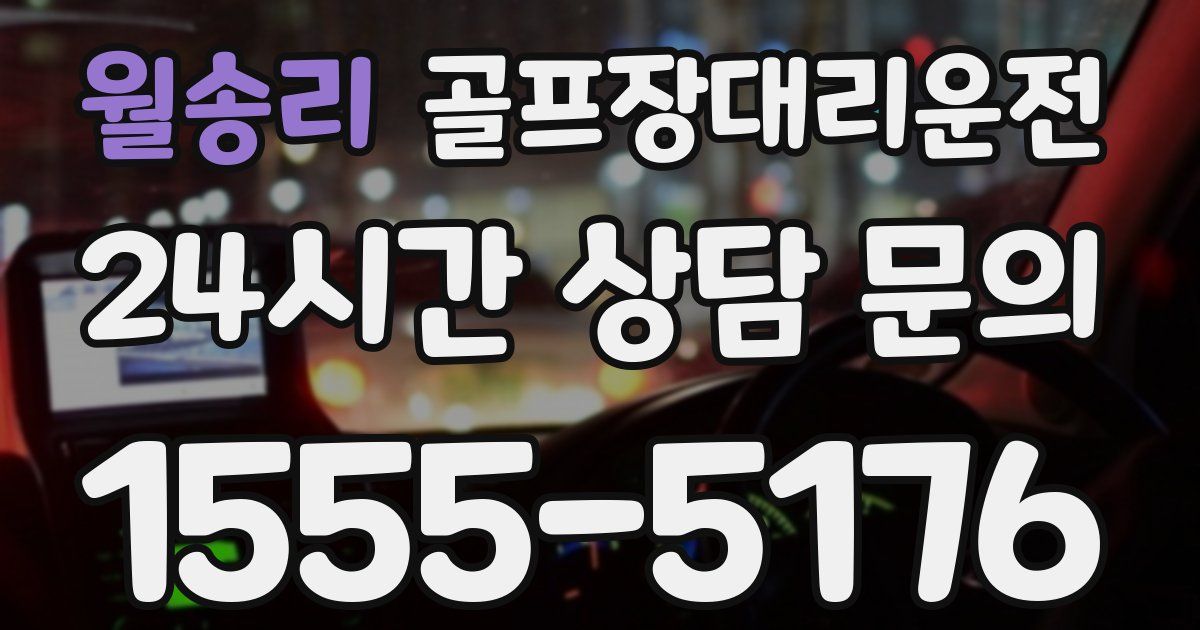 골프장대리운전 서비스