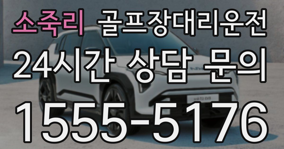 골프장대리운전 서비스