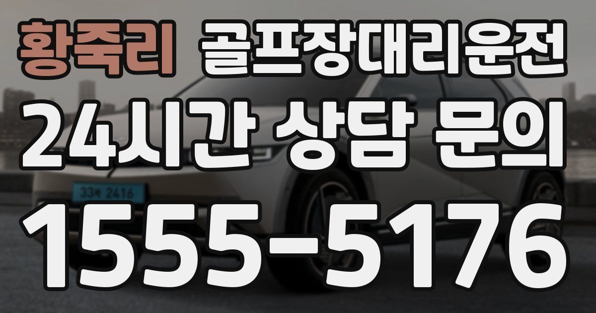 골프장대리운전 서비스