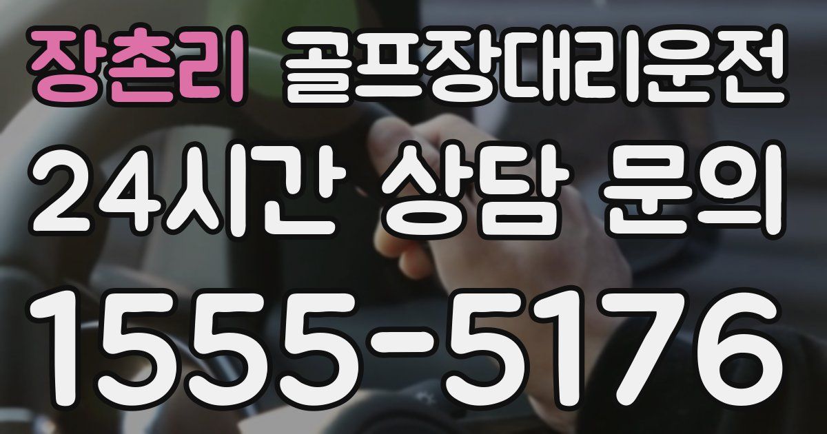 골프장대리운전 서비스