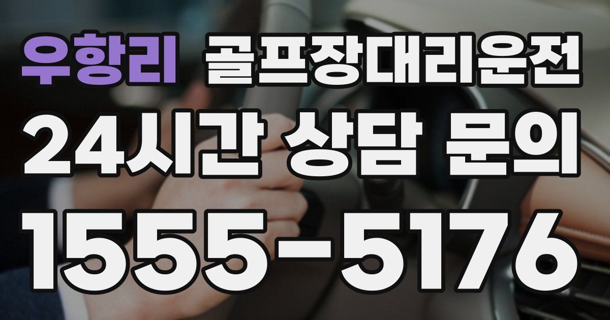 골프장대리운전 서비스