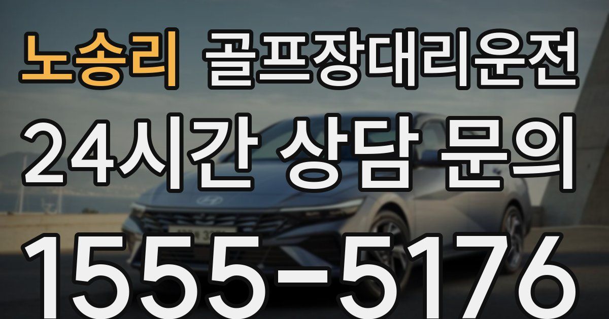 골프장대리운전 서비스