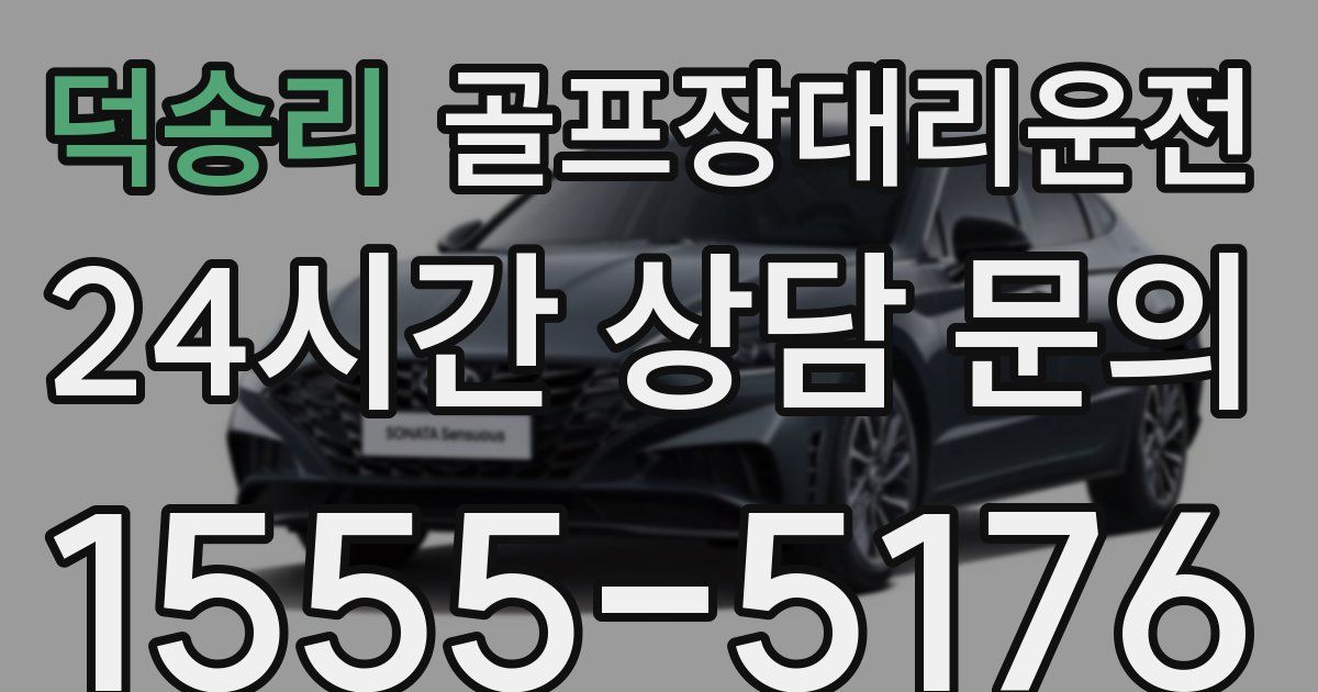 골프장대리운전 서비스