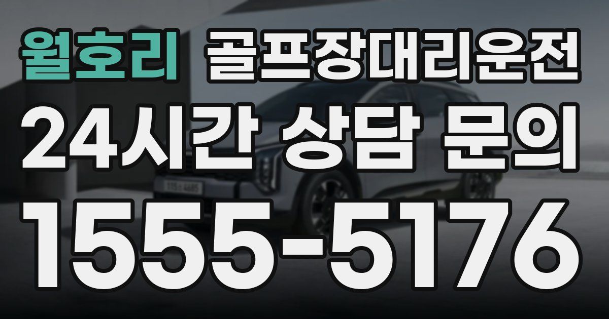 골프장대리운전 서비스