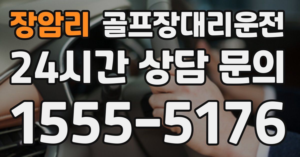 골프장대리운전 서비스