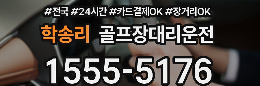 학송리 골프장대리운전
