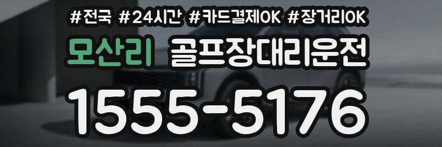 모산리 골프장대리운전