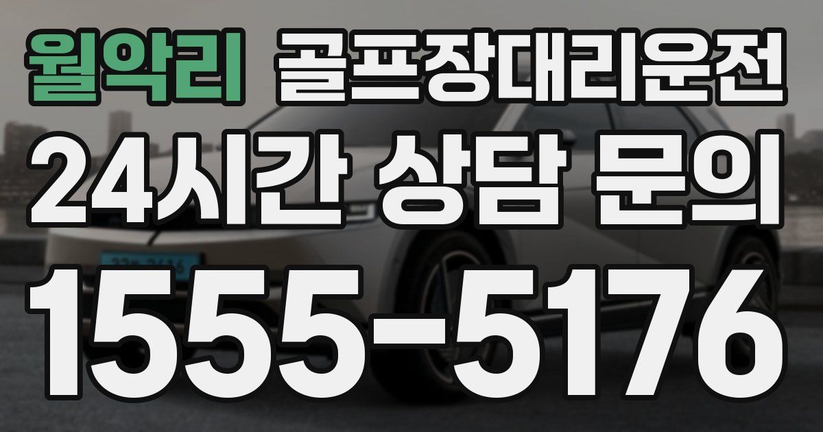 골프장대리운전 서비스