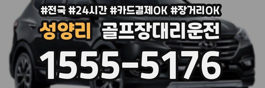 성양리 골프장대리운전