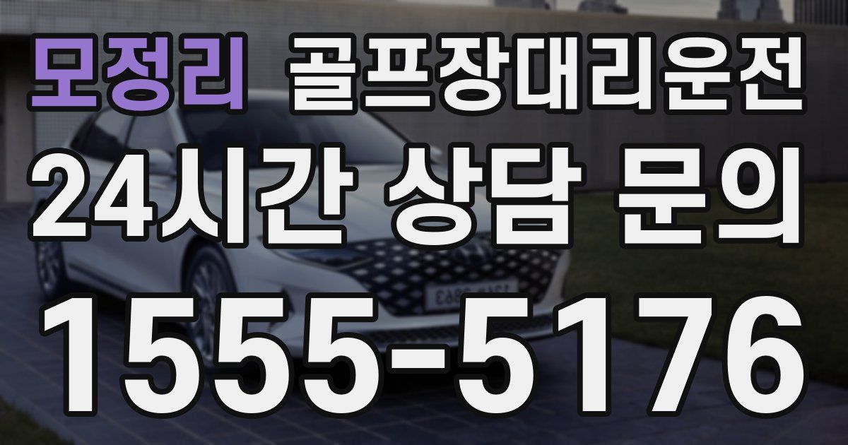 골프장대리운전 서비스