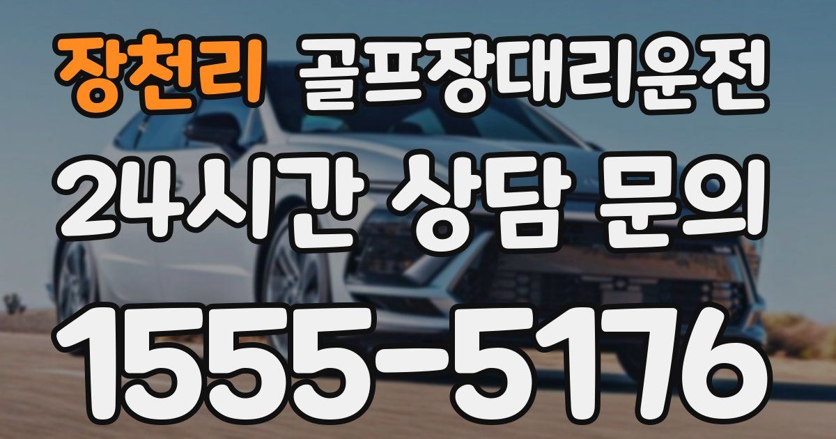 골프장대리운전 서비스