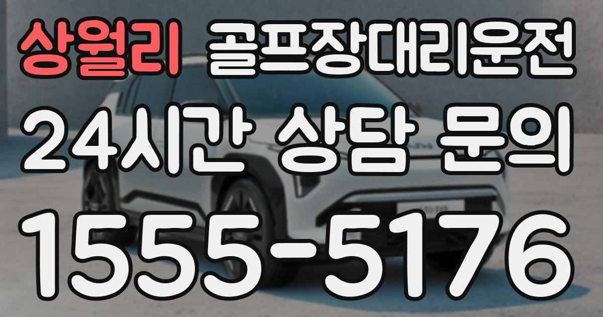 골프장대리운전 서비스