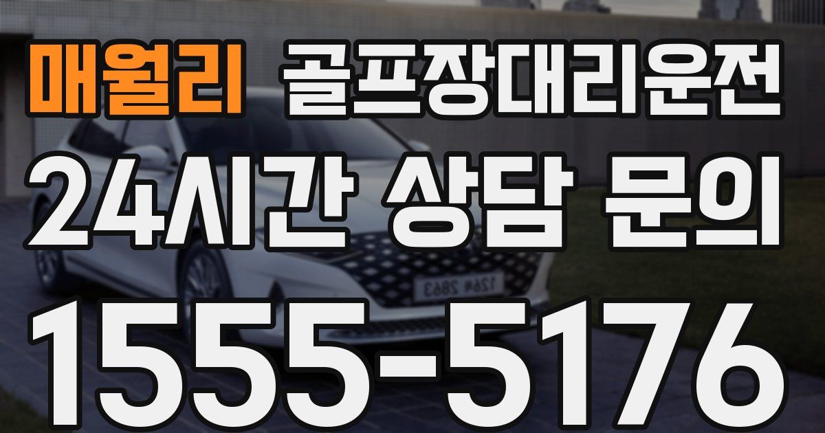 골프장대리운전 서비스