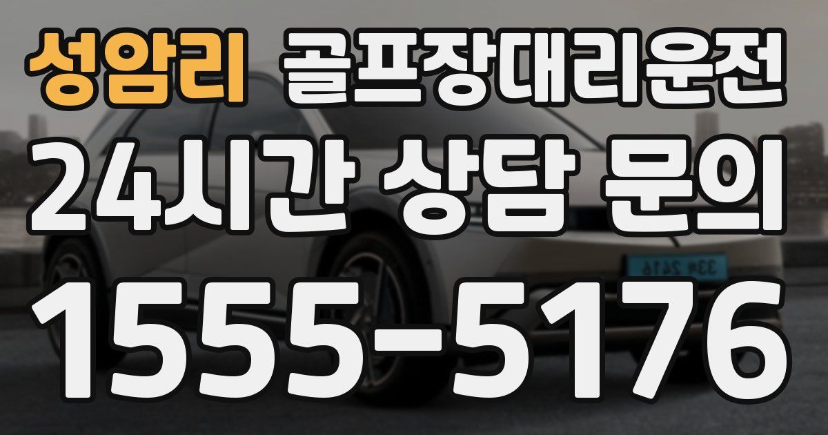 골프장대리운전 서비스