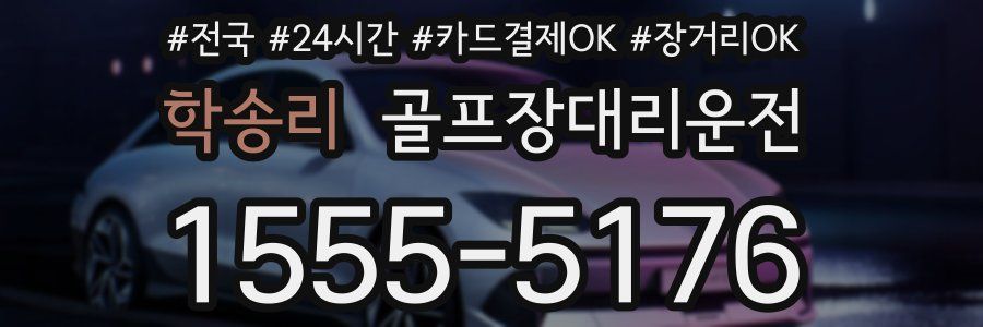 학송리 골프장대리운전