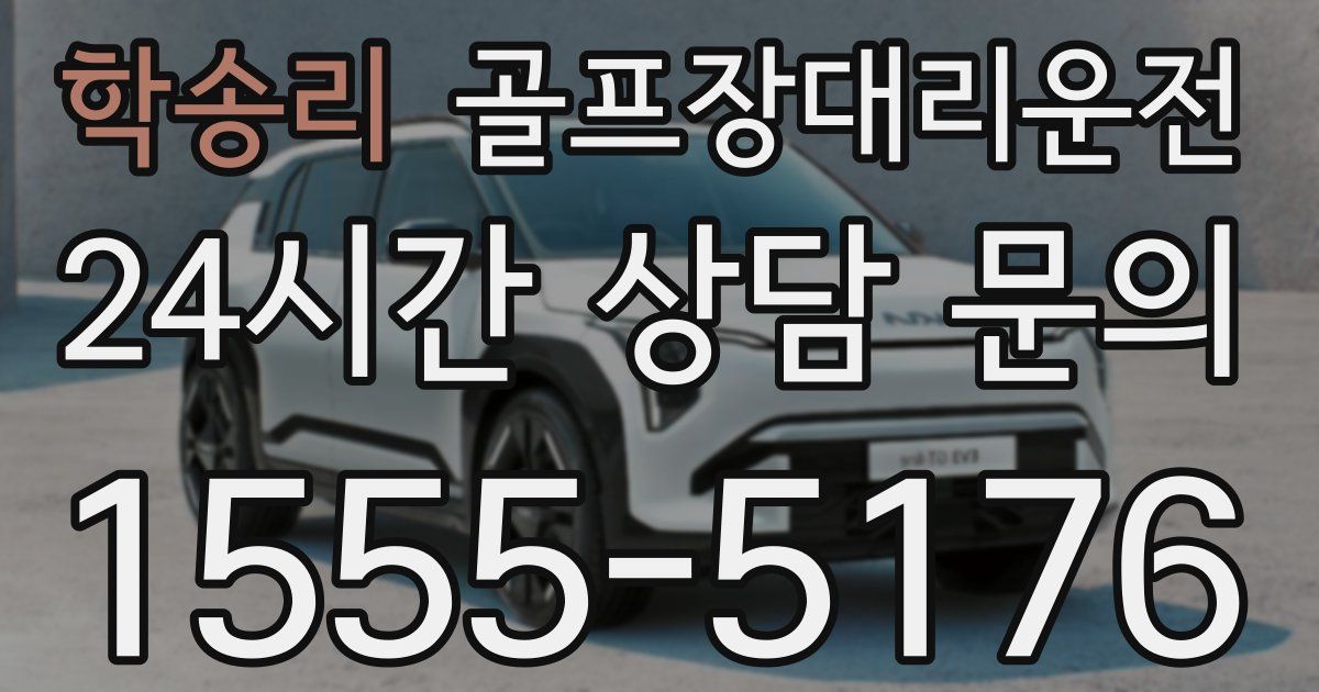 골프장대리운전 서비스
