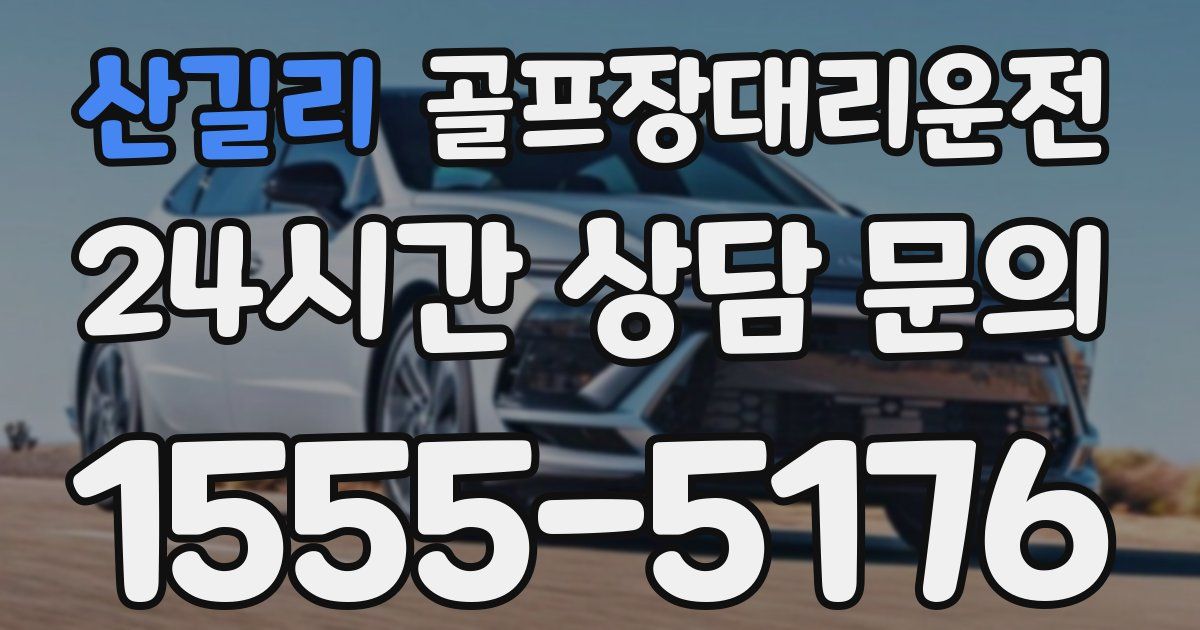 골프장대리운전 서비스