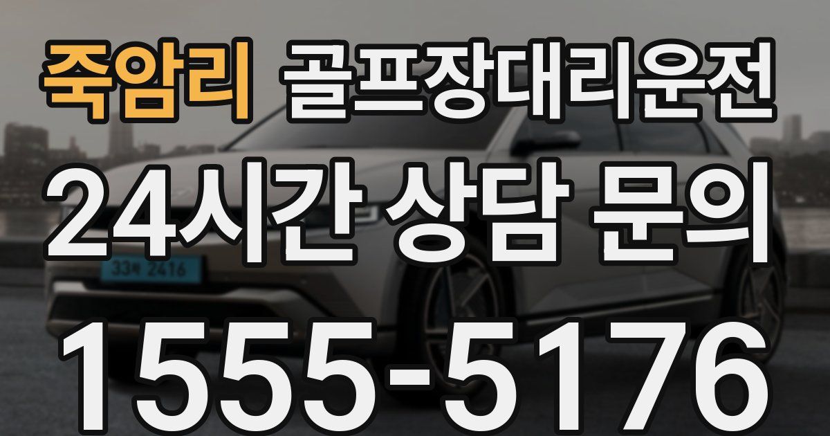 골프장대리운전 서비스