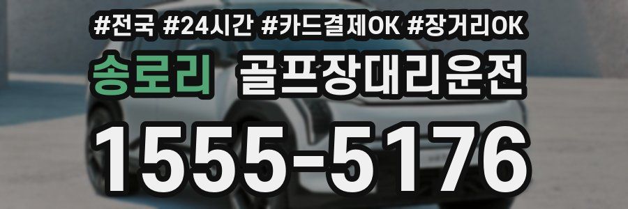 송로리 골프장대리운전