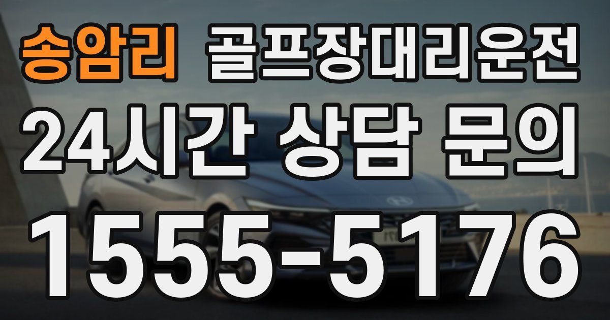 골프장대리운전 서비스