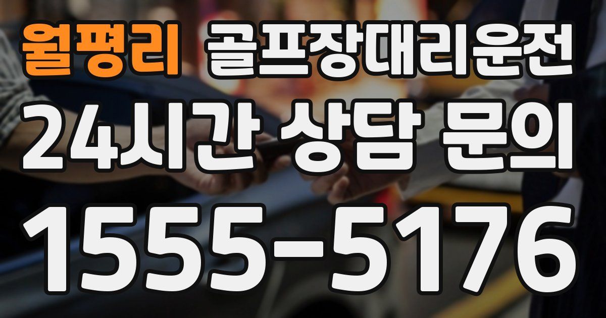 골프장대리운전 서비스