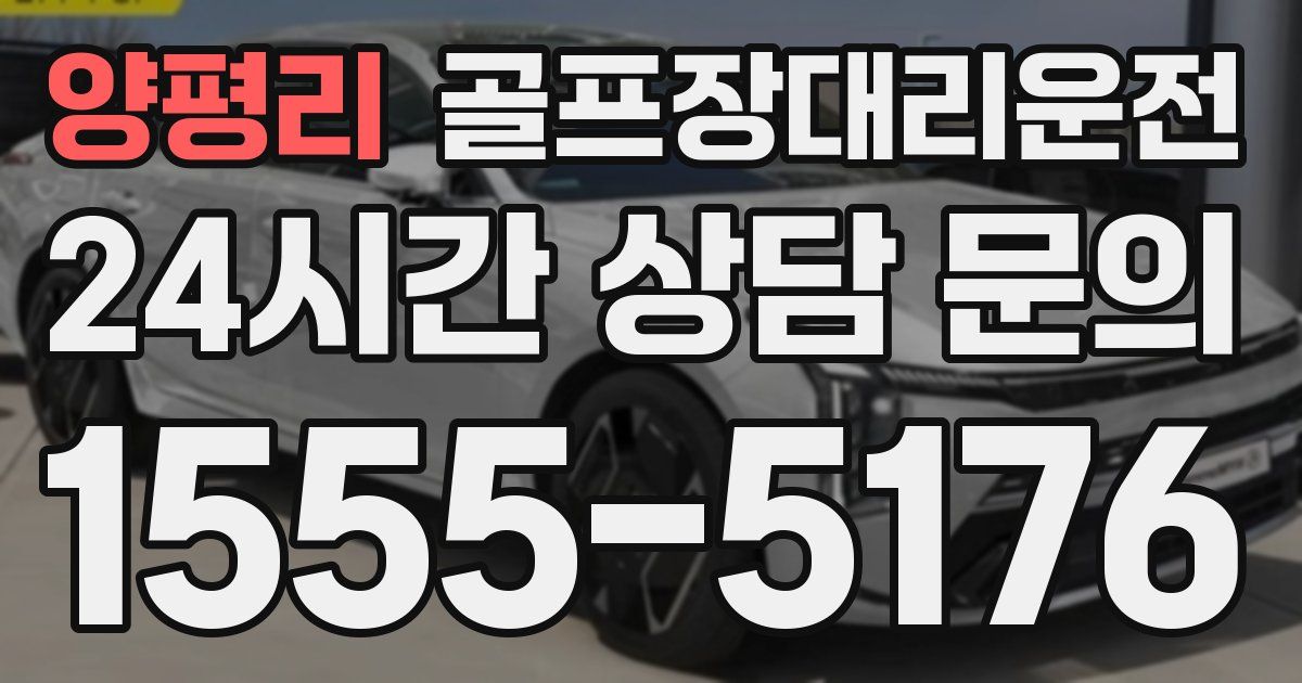 골프장대리운전 서비스