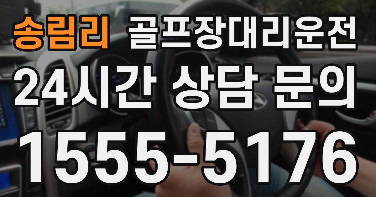 골프장대리운전 서비스