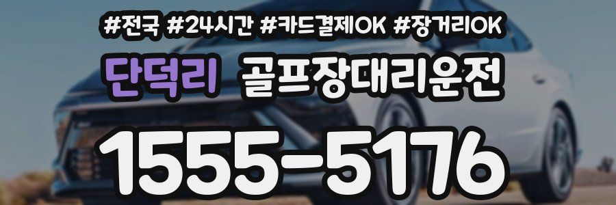 단덕리 골프장대리운전