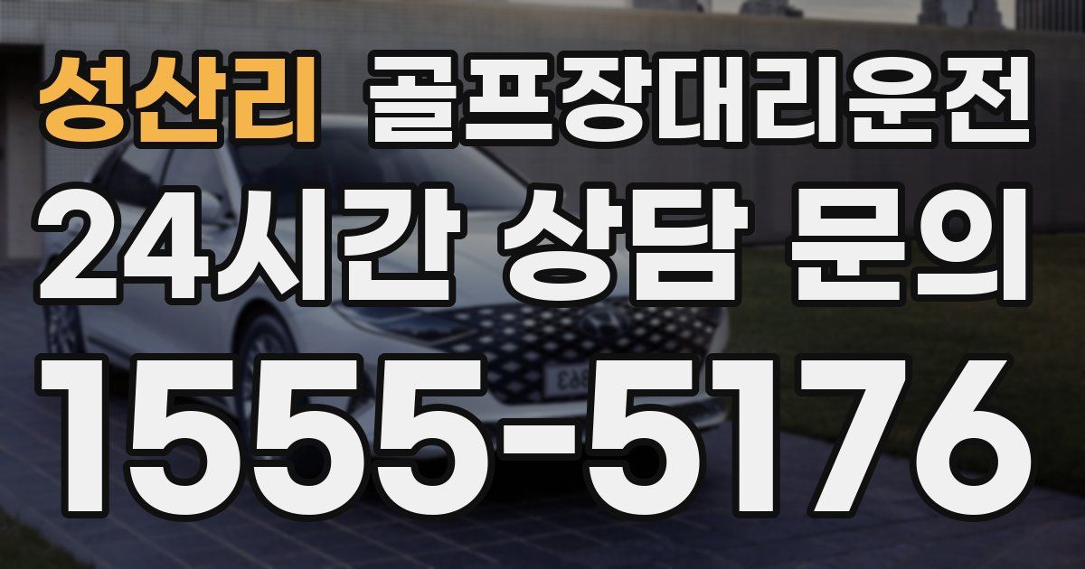 골프장대리운전 서비스