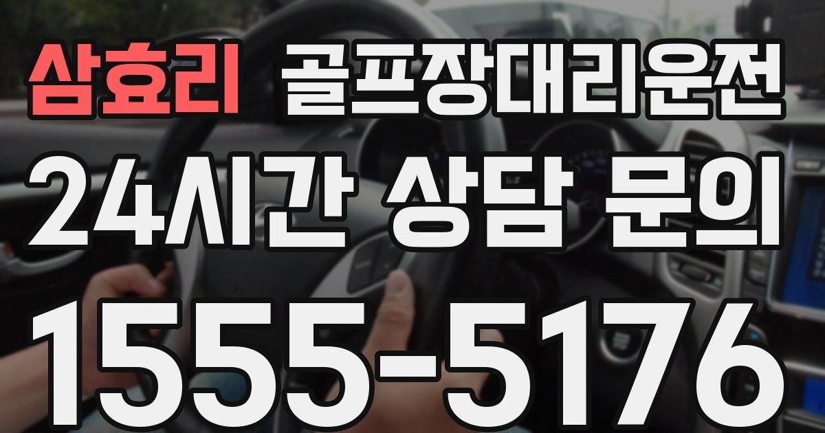 골프장대리운전 서비스