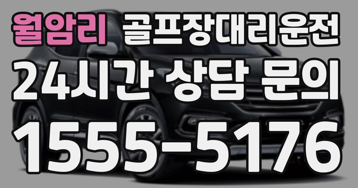 골프장대리운전 서비스